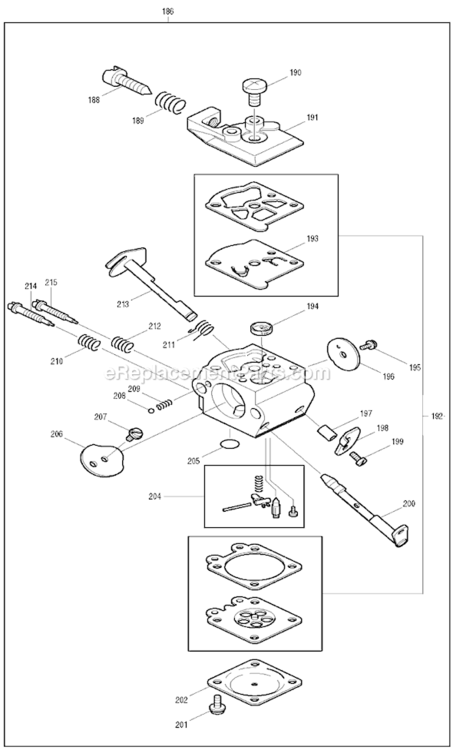 Page I Diagram and Parts List for DCS520  Makita Chainsaw