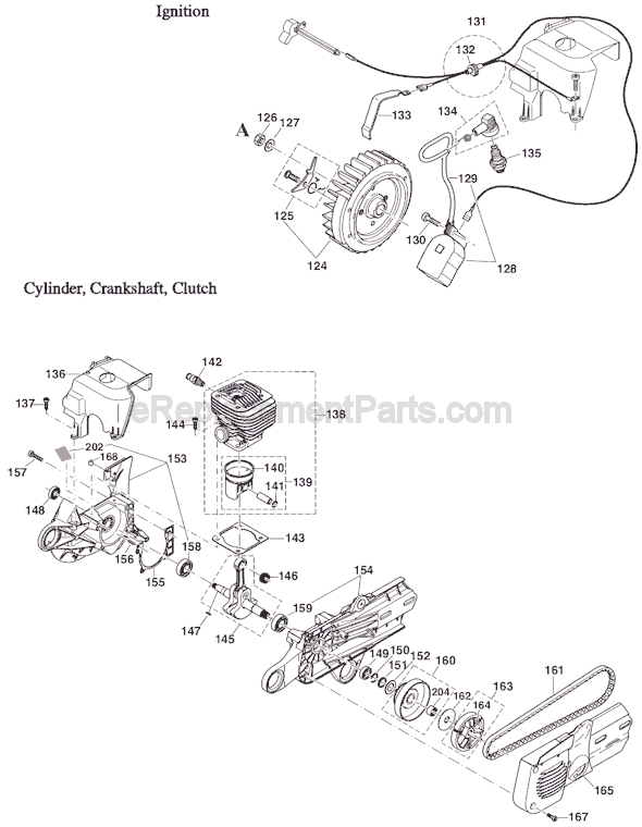 Page D Diagram and Parts List for DPC7310  Makita Concrete Saw