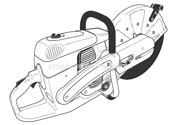Page A Diagram and Parts List for DPC7321  Makita Concrete Saw