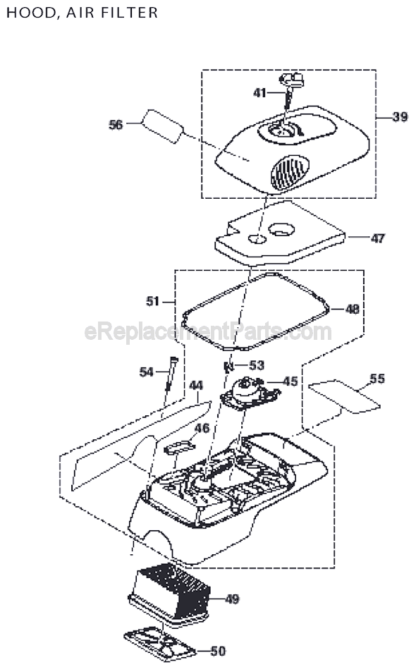 Page B Diagram and Parts List for DPC8112  Makita Concrete Saw