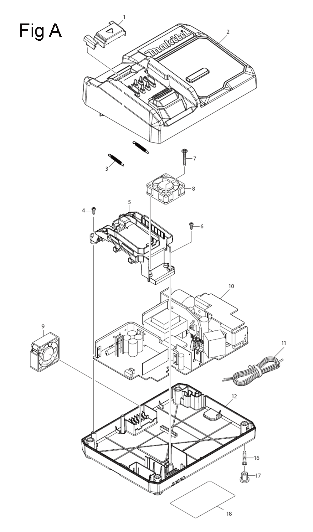 Fig-1 Diagram and Parts List for GSR02M1  Makita Circular Saw