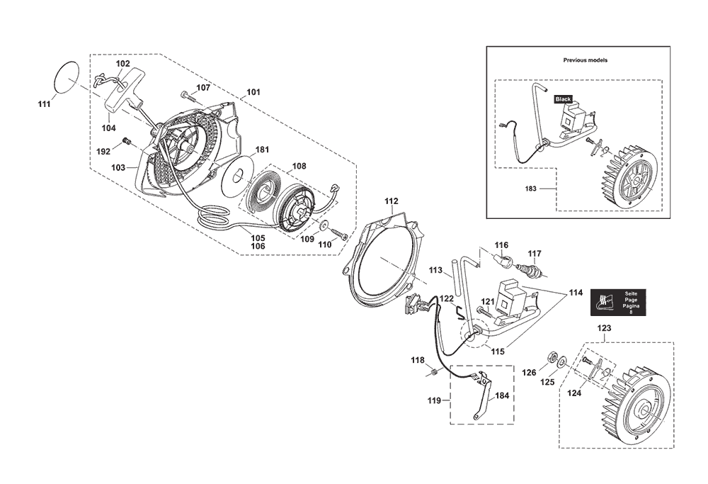 Page 3 Diagram and Parts List for DCS6400H  Makita Saw