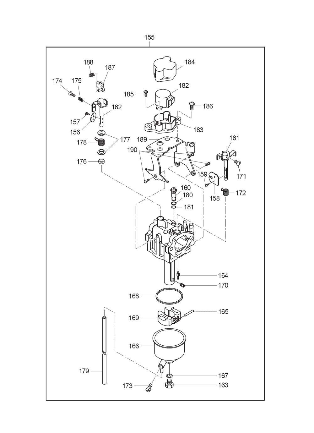 Page 13 Diagram and Parts List for G4300N Type 1 Makita Generator