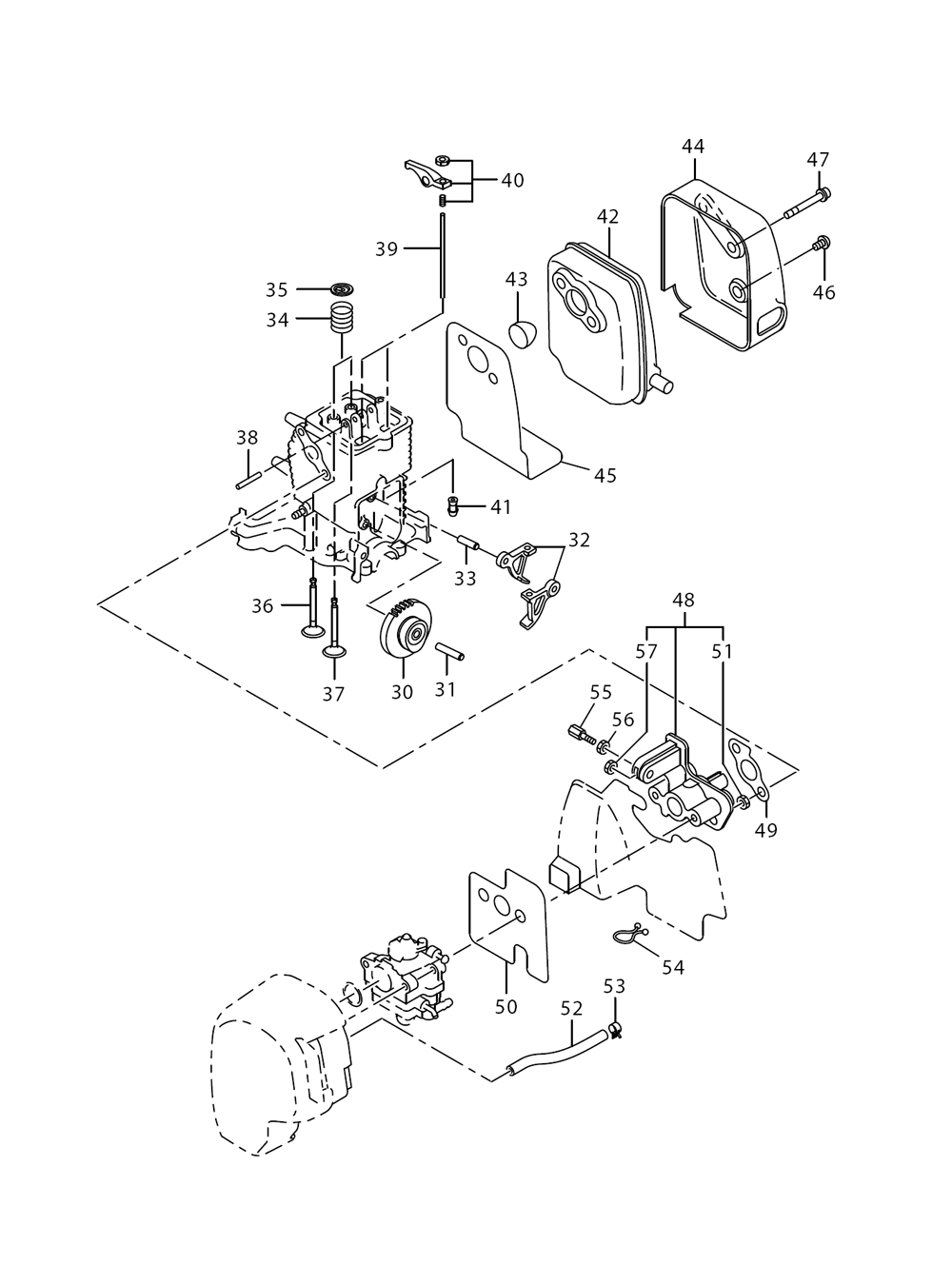 Page 5 Diagram and Parts List for EW120R Type 1 Makita Water Pump