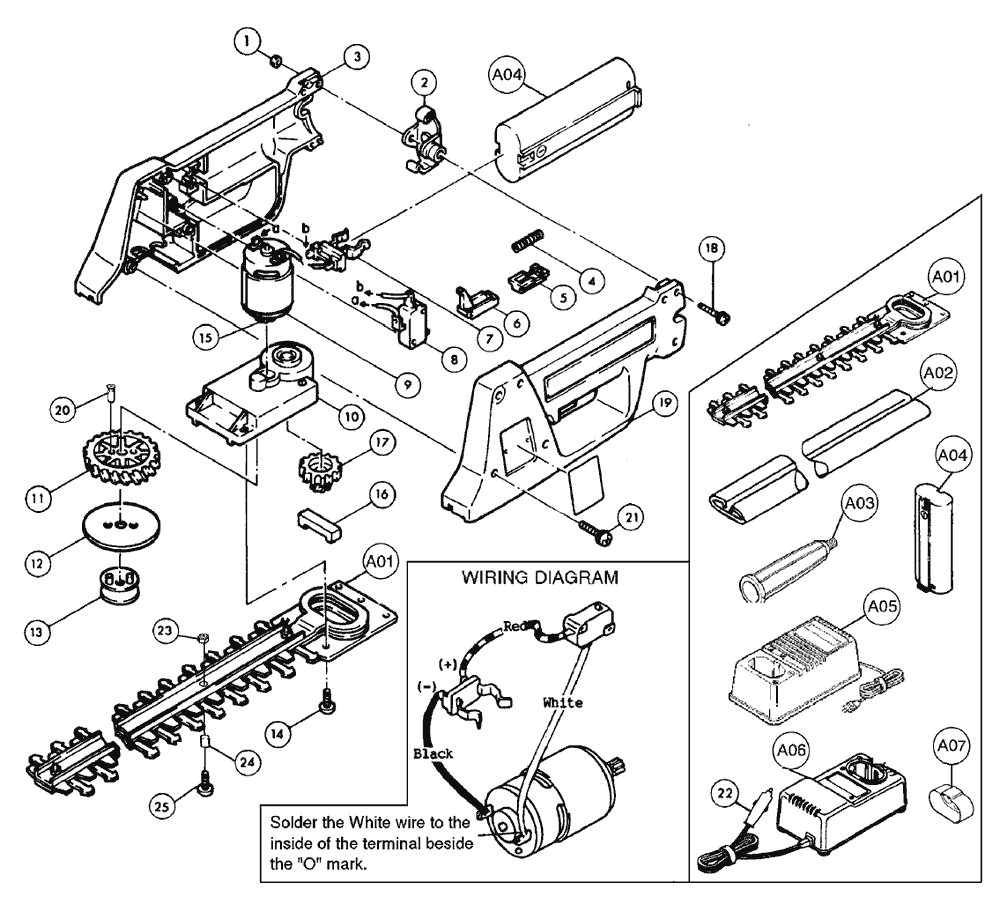 Page 1 Diagram and Parts List for UH3000DW Type 2 Makita Trimmer
