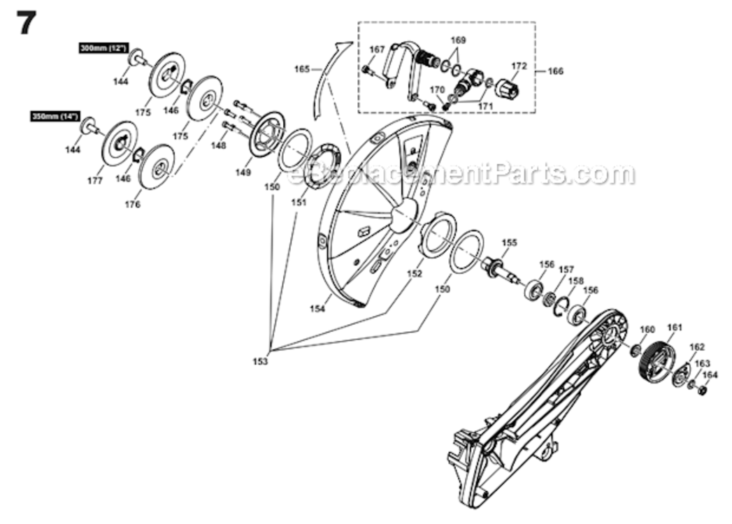Page E Diagram and Parts List for EK6101  Makita Circular Saw