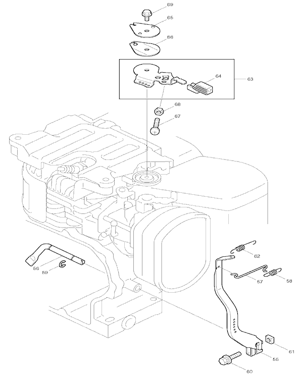 Page C Diagram and Parts List for EW300R  Makita Water Pump
