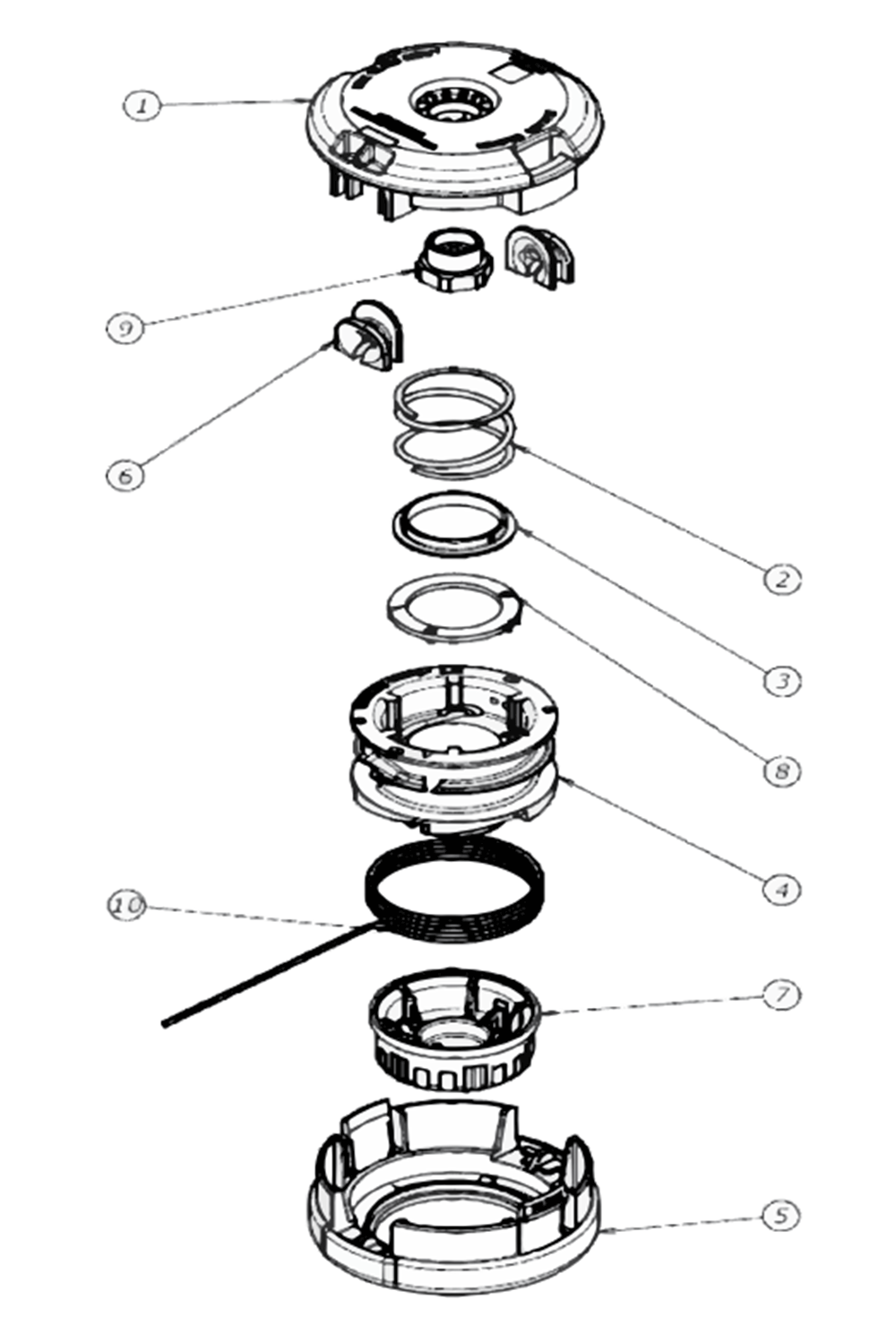 Fig-0 Diagram and Parts List for 191R00-0  Makita Trimmer
