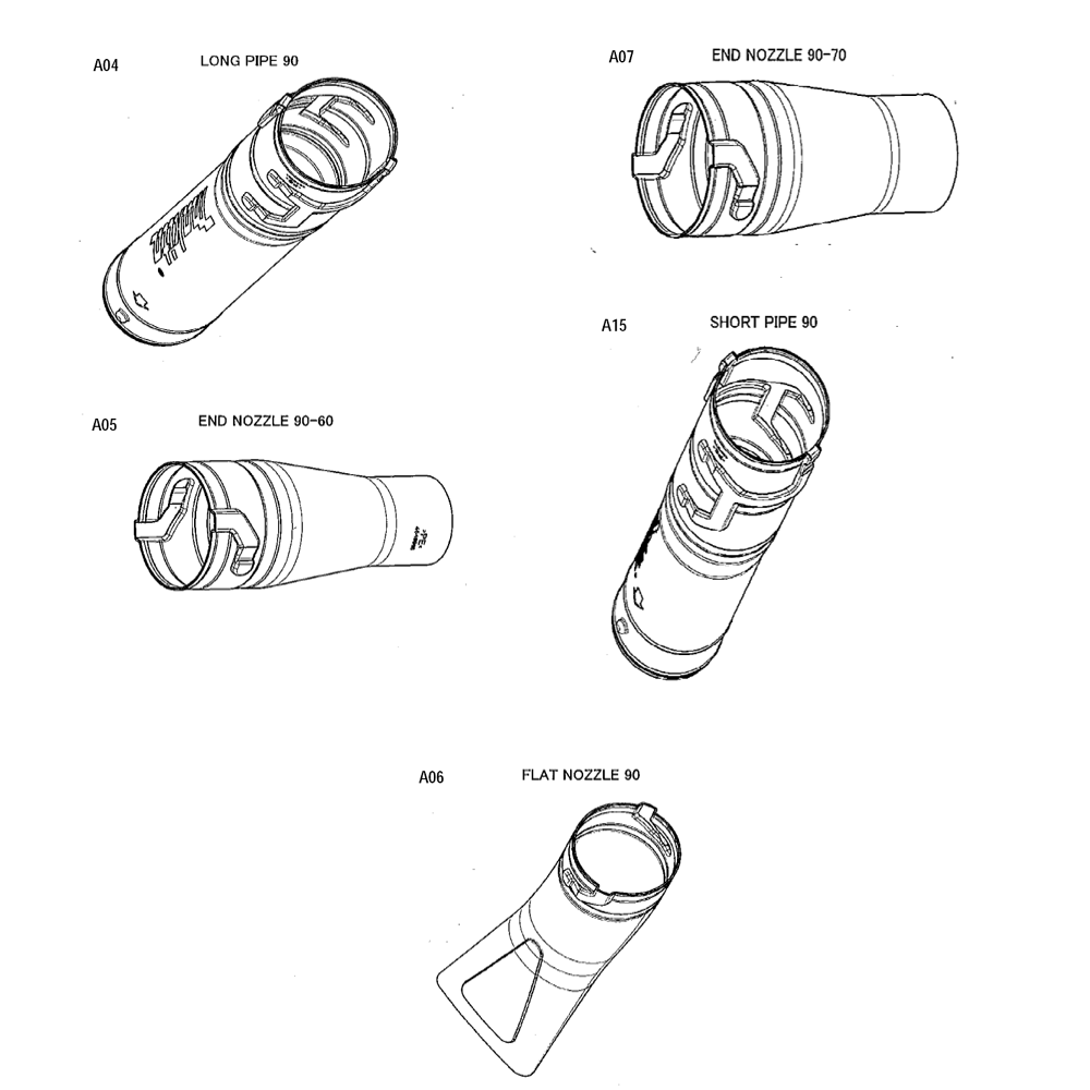 Page 9 Diagram and Parts List for EB7650TH Type 2 Makita Leaf Blower / Vacuum