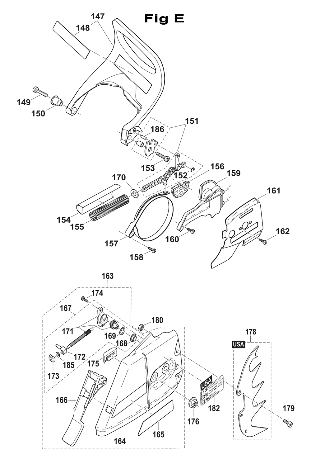 Page 5 Diagram and Parts List for EA7301PRZ  Makita Saw
