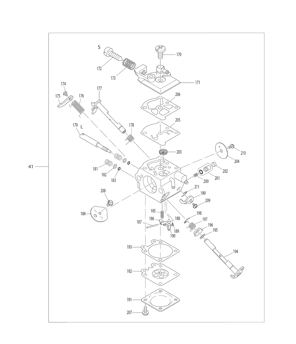 Page 5 Diagram and Parts List for EA3201S40B Type 1 Makita Saw