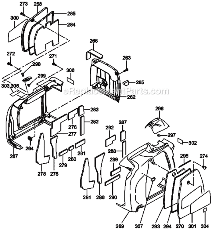 Page J Diagram and Parts List for G1100  Makita Generator