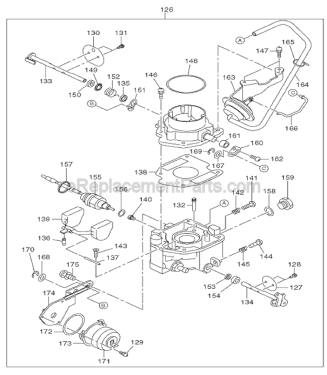 Page G Diagram and Parts List for G12010R  Makita Generator