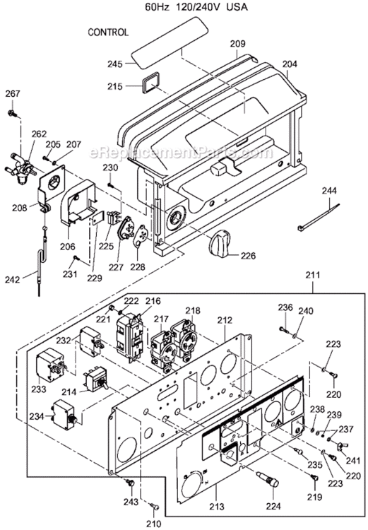 Page I Diagram and Parts List for G4300L  Makita Generator