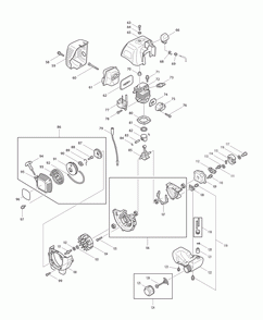Part Location Diagram of 501-90010-00 Makita Tool Kit