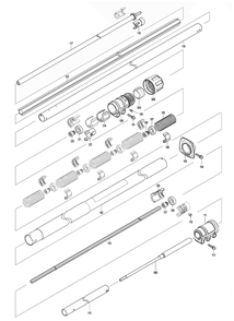 Fig-2 Diagram and Parts List for XAU02ZB  Makita Pole Saw