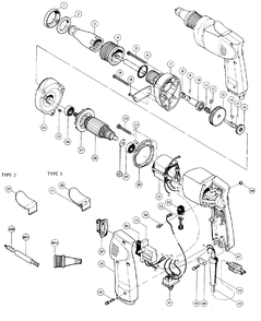 Part Location Diagram of 651212-4 Makita Switch, 6801db