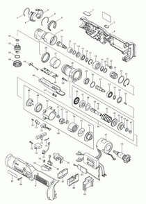 Page 1 Diagram and Parts List for BFL402RZ  Makita Screwdriver