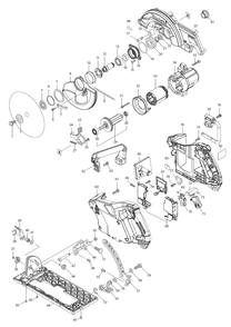 Fig-0 Diagram and Parts List for GSR01Z  Makita Circular Saw