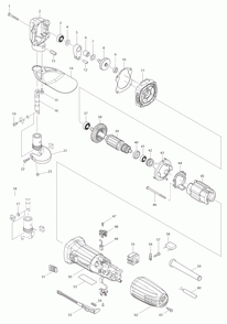 Page 1 Diagram and Parts List for JS1602  Makita Nibbler & Shears