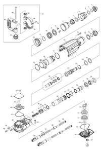 Fig-0 Diagram and Parts List for GMH02PM  Makita Demolition Hammer