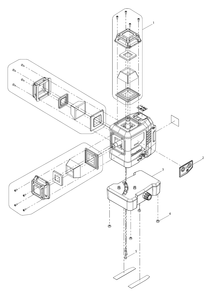 Part Location Diagram of LE00823195 Makita MAGNETIC TARGET CARD GREEN,  SK105