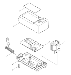 Page 1 Diagram and Parts List for DC1822  Makita Charger