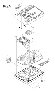 Fig-1 Diagram and Parts List for GWT04D  Makita Wrench