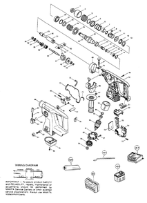 Page 1 Diagram and Parts List for BHR200SHE  Makita Hammer
