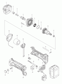 Part Location Diagram of 326011-0 Makita Spindle, Xdg02