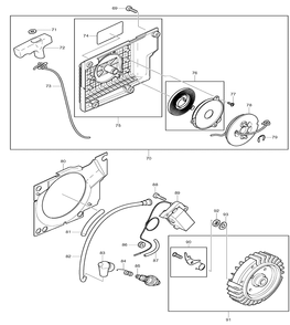 Page 2 Diagram and Parts List for DCS9000  Makita Saw