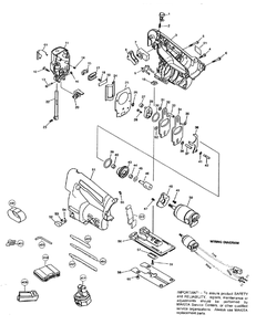 Page 1 Diagram and Parts List for 4330DWA  Makita Saw