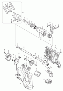 Page 1 Diagram and Parts List for XSJ01T  Makita Nibbler & Shears