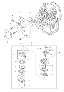 Part Location Diagram of 125916-9 Makita Insulator Cpl.,Bhx2500