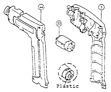 Change On Motor And Housing 1 Diagram and Parts List for 6093WD  Makita Cordless Drill