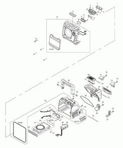 Page 1 Diagram and Parts List for XRM08B  Makita Radio