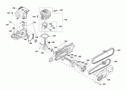 Page 5 Diagram and Parts List for DPC8131  Makita Saw