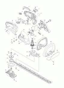 Part Location Diagram of 891002-5 Makita Indication Label, Hhu01