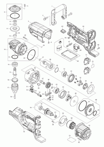 Part Location Diagram of 644809-6 Makita Terminal, Xru11