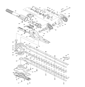 Part Location Diagram of 142000-5 Makita SPINDLE CPL., EN4950H
