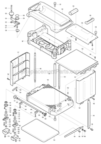 Part Location Diagram of 911108-4 Makita Pan Head Screw M4x8