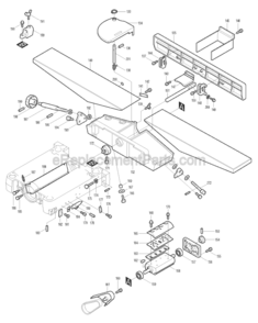 Part Location Diagram of 816665-6 Makita Scale Plate
