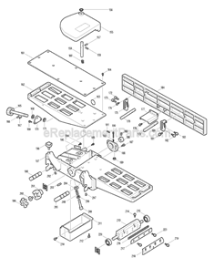 Page C Diagram and Parts List for 2030S  Makita Biscuit Joiner