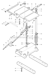 Part Location Diagram of 325581-6 Makita Screw M24