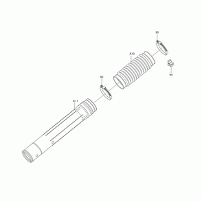 Page 8 Diagram and Parts List for EB7650TH Type 1 Makita Leaf Blower / Vacuum