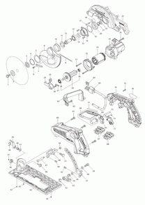 Part Location Diagram of 161604-4 Makita Depth Guide, Xsr01