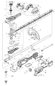 Part Location Diagram of 347661-8 Makita Plate