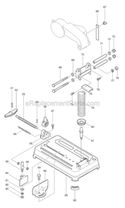 Part Location Diagram of 331428-4 Makita Pipe 16-113