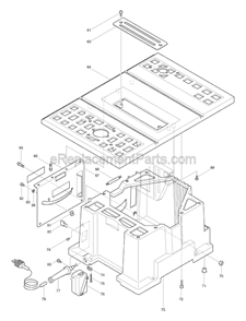 Part Location Diagram of 651876-4 Makita Switch BSE230A3