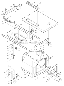 Part Location Diagram of 651874-8 Makita Switch BSE230C-3